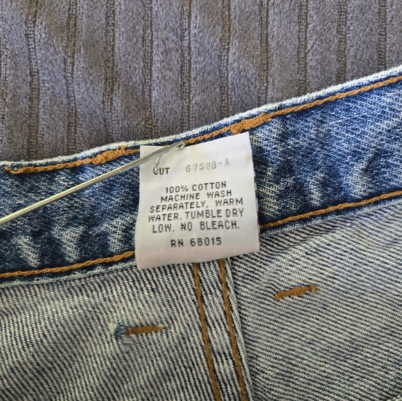 Vintage Bongo Womens Blue Jean Shorts High-Waisted Size 9 - Picture 4 of 7